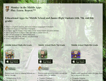 Tablet Screenshot of monkeyinthemiddleapps.com